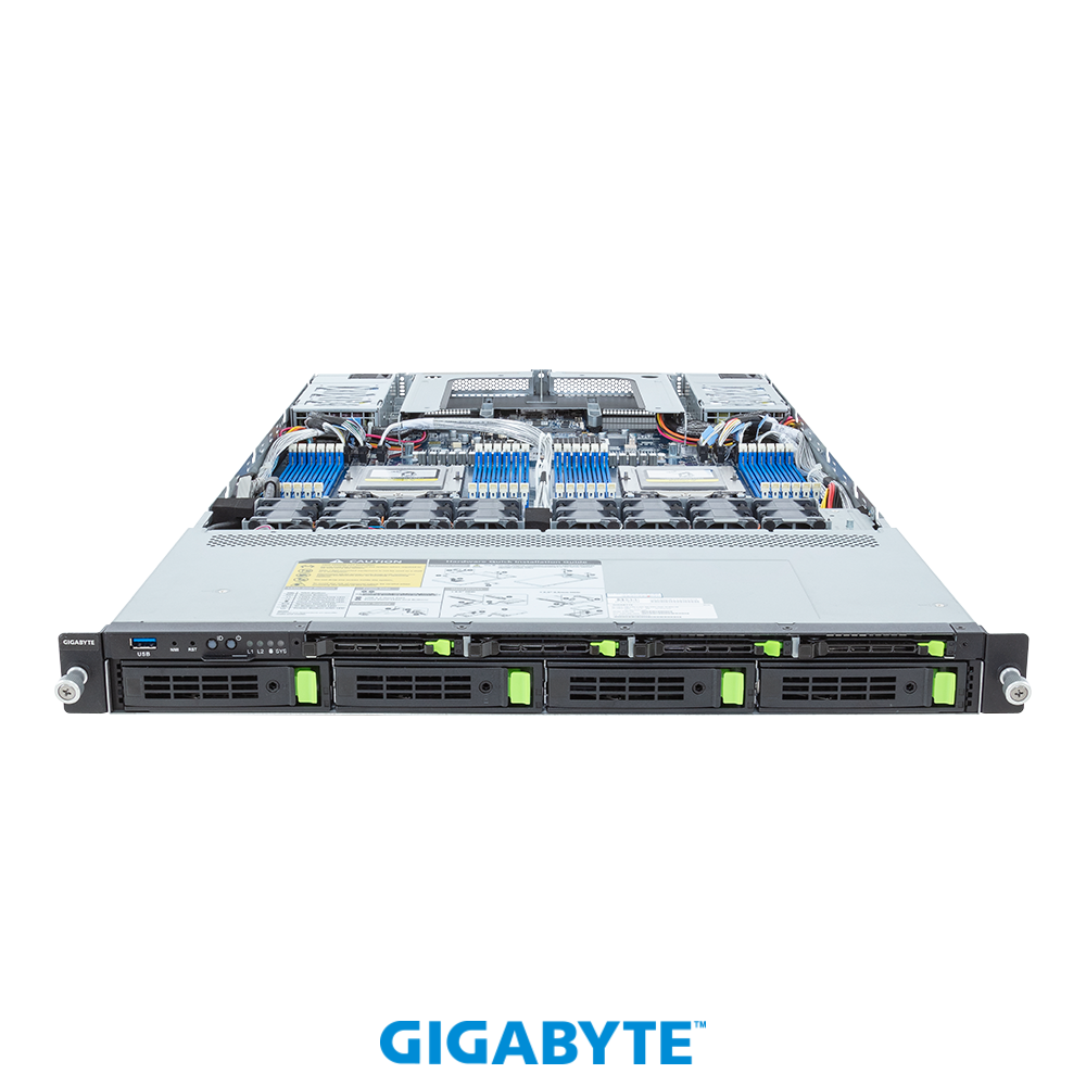 GIGABYTE R183-Z96-AAD1 - 1TB DDR5 RAM & AMD EPYC 9474F