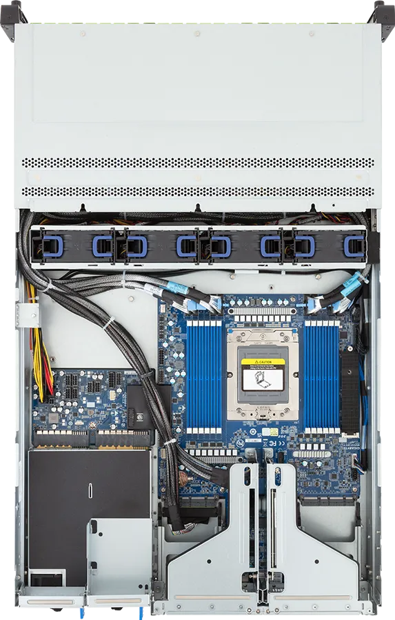 Gigabyte R263-Z36-AAD1 2U AMD EPYC 9005/9004 12-Channel DDR5 1600W Server