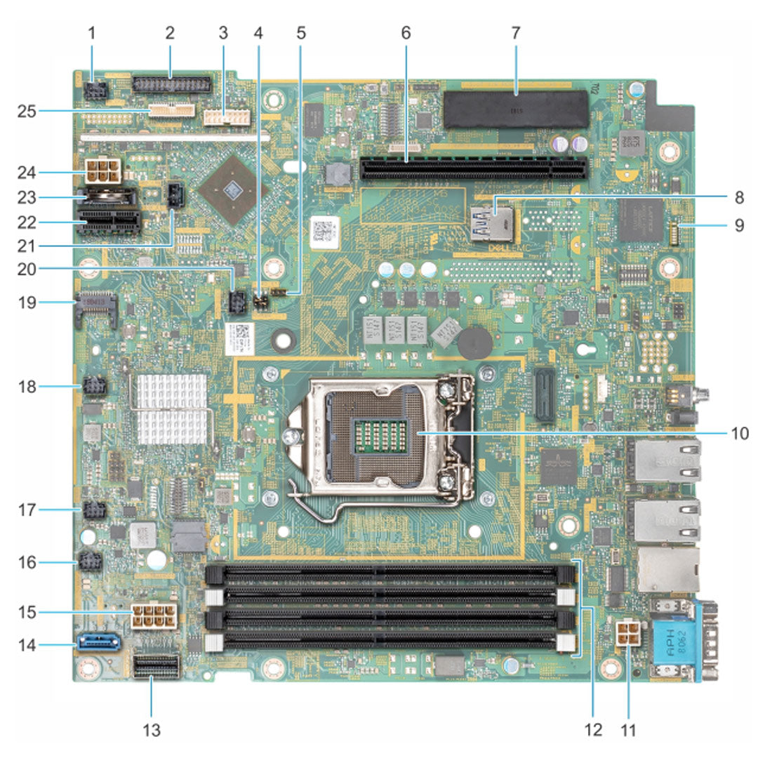 6K6JD — System Board Motherboard | Dell PowerEdge R340