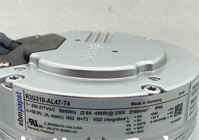 R3G310-AL47-73 ebmpapst centrifugal fan