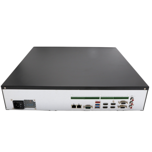 Luminys R68-32NA R6 Extreme Series NVR, 32MP 32 Channel 2U Dual NIC, 8SATA, Analytics by Recorder Including Metadata, LumiSearch Supported NO STORAGE