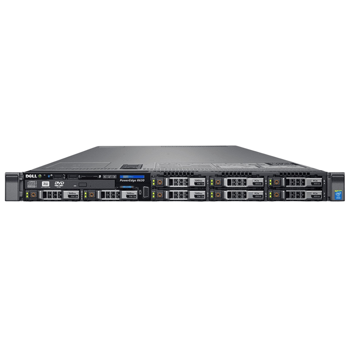 Dell PowerEdge R630 8-Bay | 2x Intel E5-2650V4 | 24 CPU Cores | 64GB RAM | 2x 600GB SAS + 6x 1.2TB SAS | PERC H730