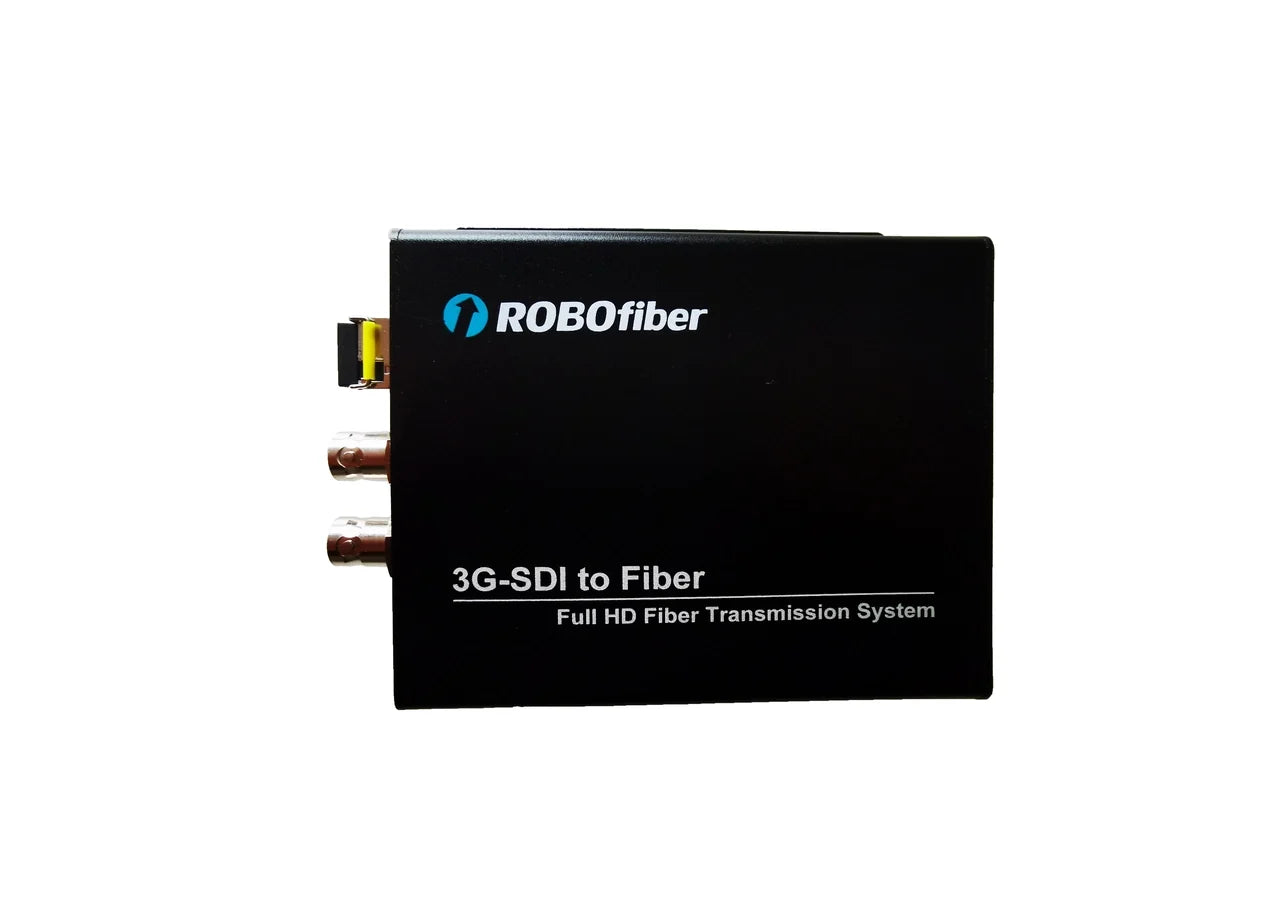 RB-3GSDI-01M-T 3G SDI over MM fiber transmitter single strand, 500m reach, with RS485 channel transport, SMPTE 424M, Industrial hardened