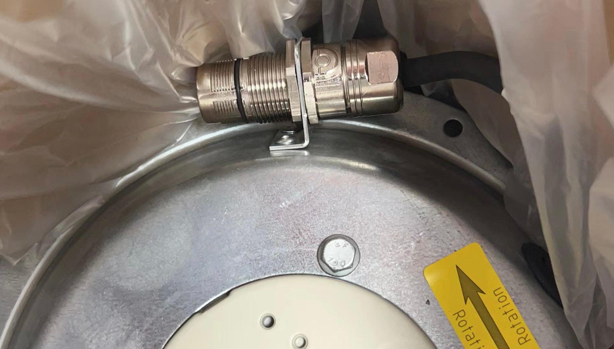 RE20P-2DT.3F.5R Motor Fan 400/460V 0.75/0.91kW 1.3A 2590/3100rpm ZIEHL-ABEGG centrifugal fan