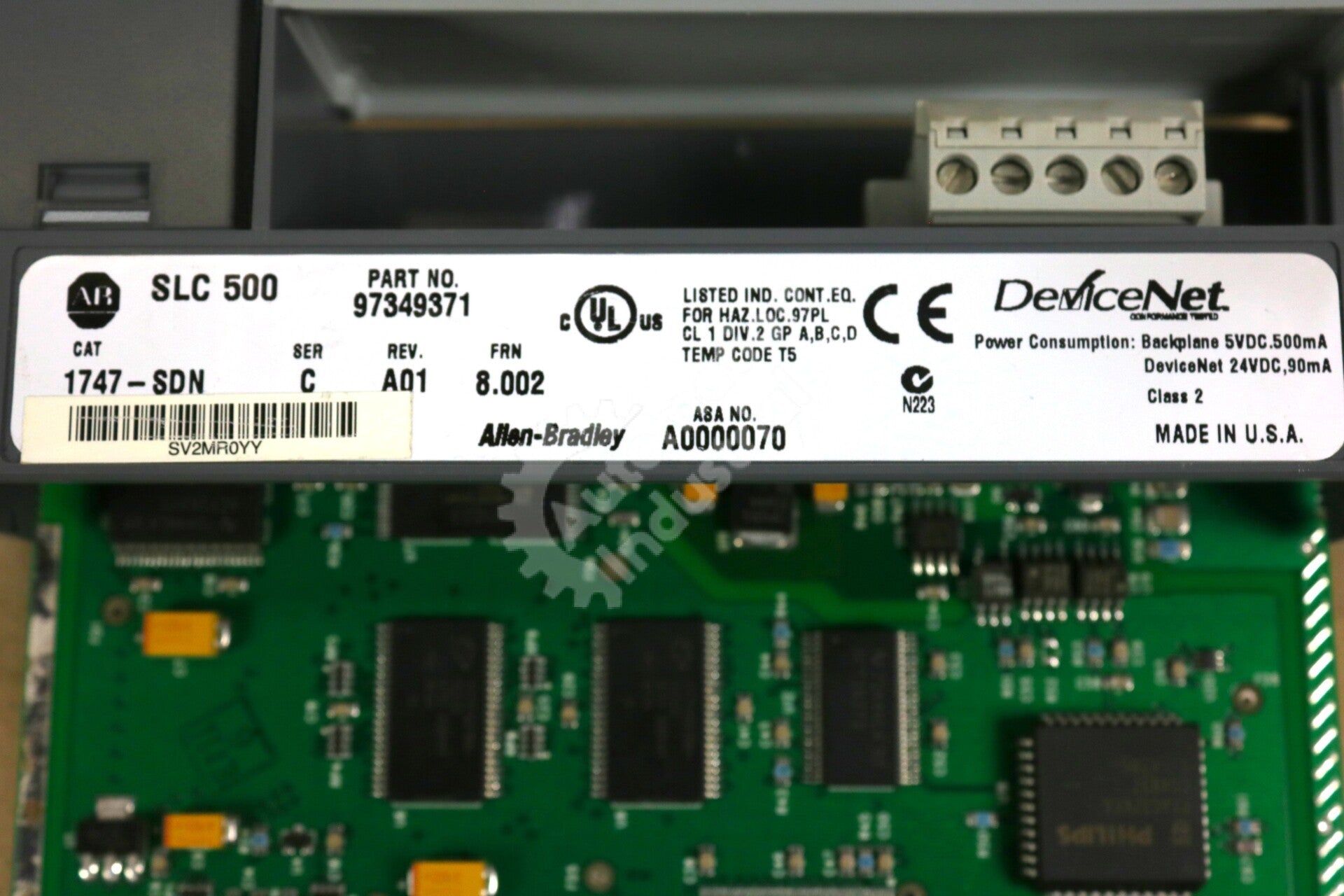 1747-SDN By Allen Bradley 5-24VDC 90-500MA DeviceNet Scanner Module