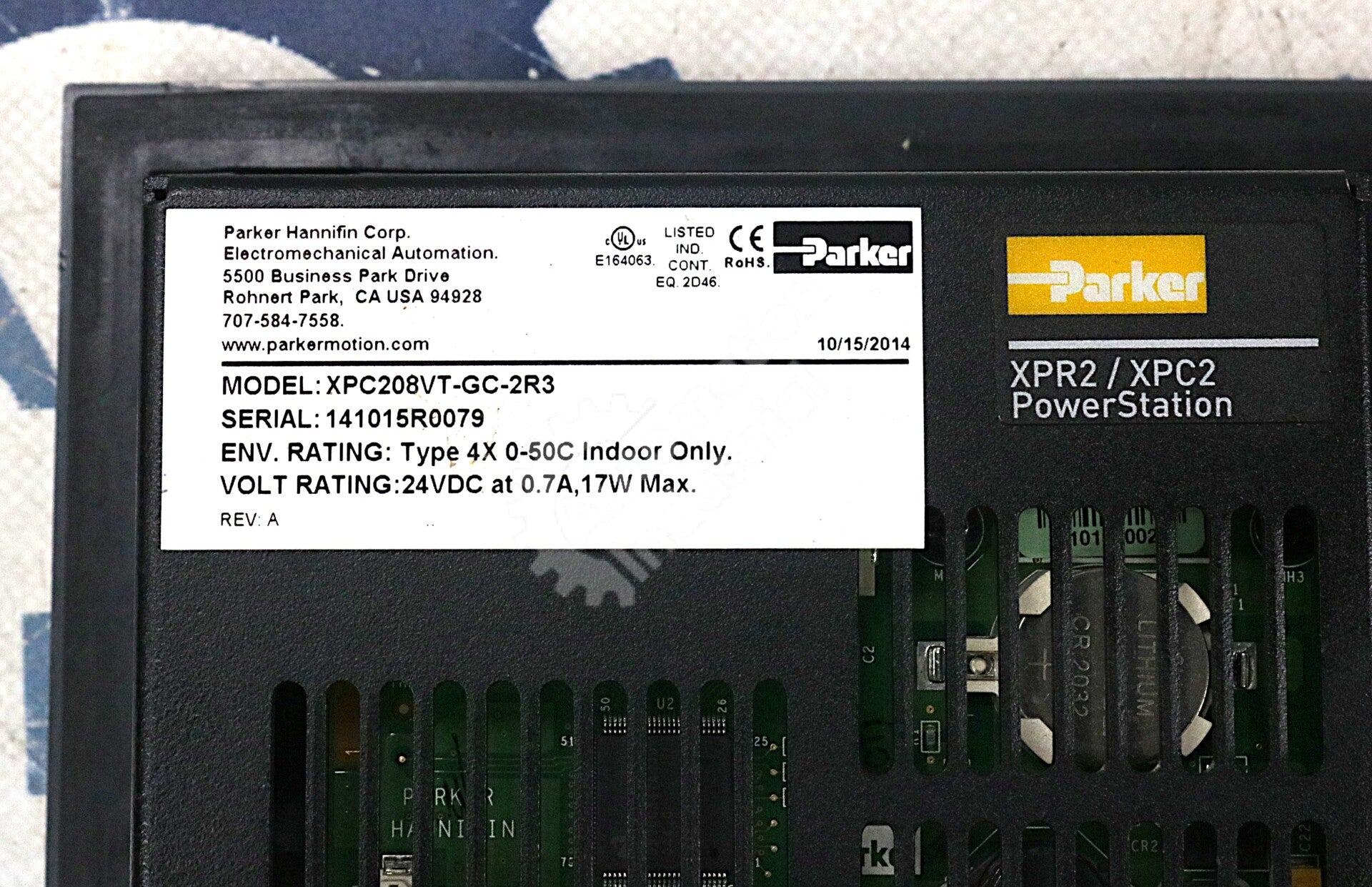 XPC208VT-GC-2R3 By CTC Parker Automation 8-Inch 24VDC Color Touchscreen Panel