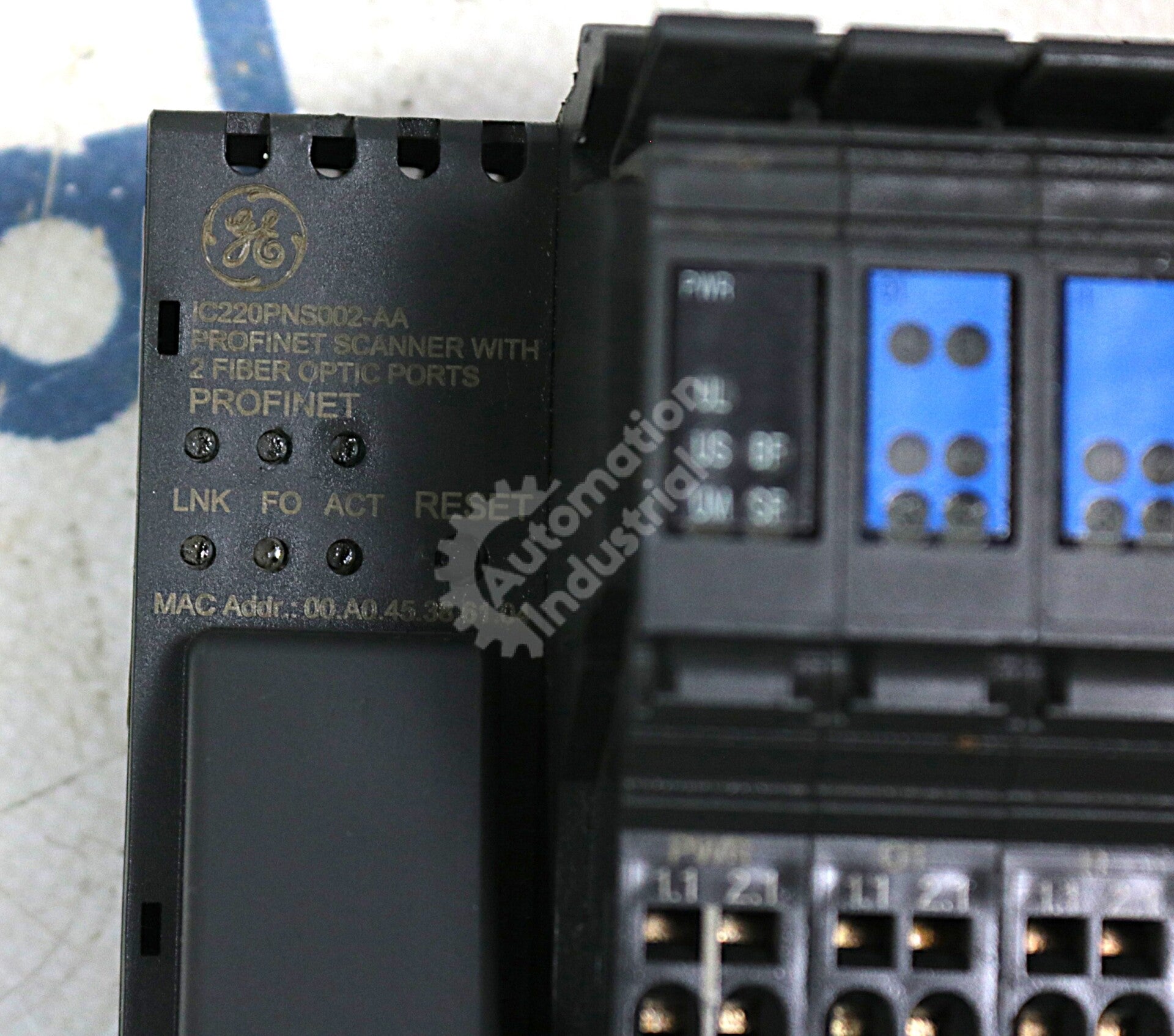 IC220PNS002AA By GE Fanuc Profinet Scanner With 2 Fiber Optic Ports VersaPoint