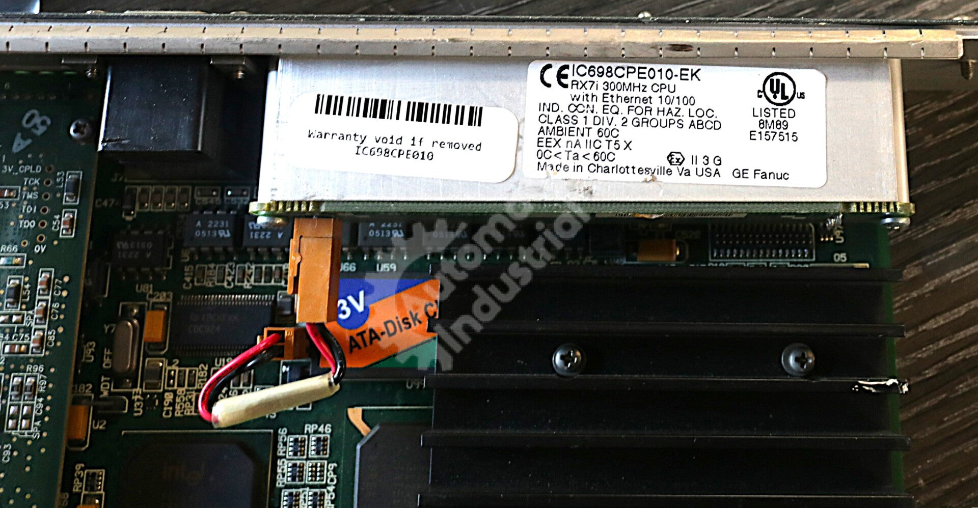 IC698CPE010 By GE Fanuc IC698CPE010-EK 300 MHZ CPU Module with Ethernet 10/100