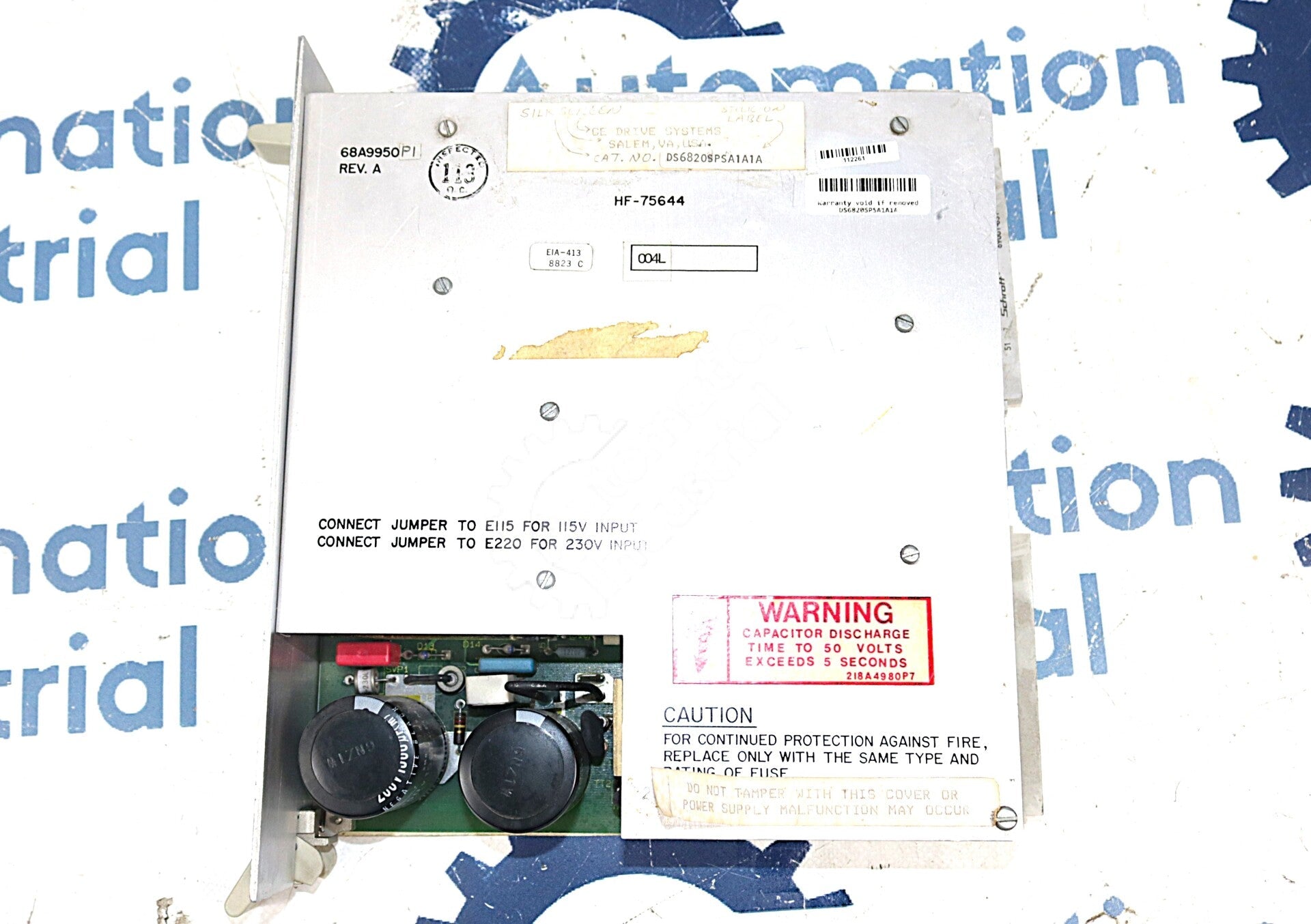 DS6820SPSA1A1A By General Electric DS6820SPSA 115V-230V Connect Jumper Input