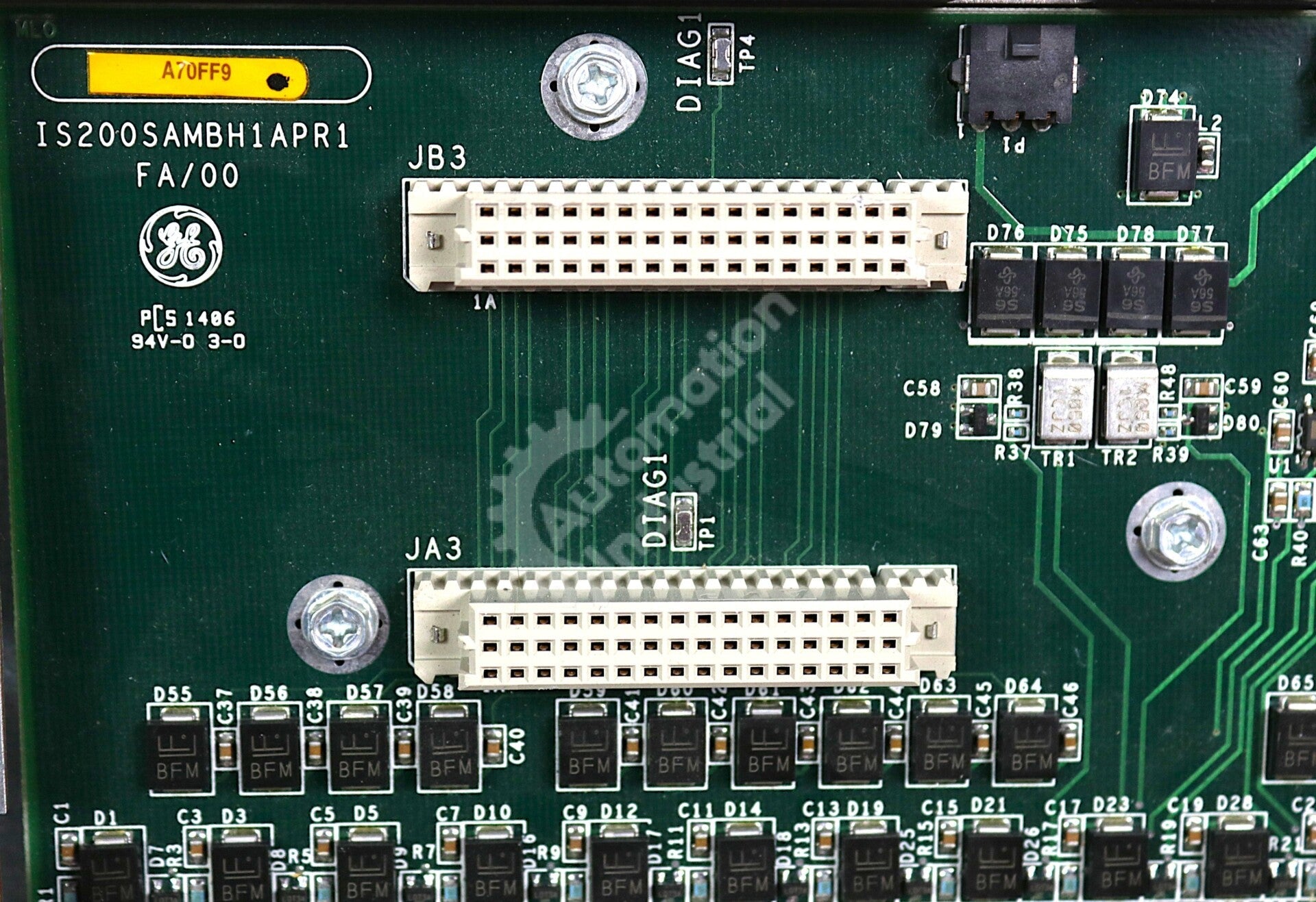 IS200SAMBH1A By GE IS200SAMBH1APR1 Acoustic Monitoring Terminal Board