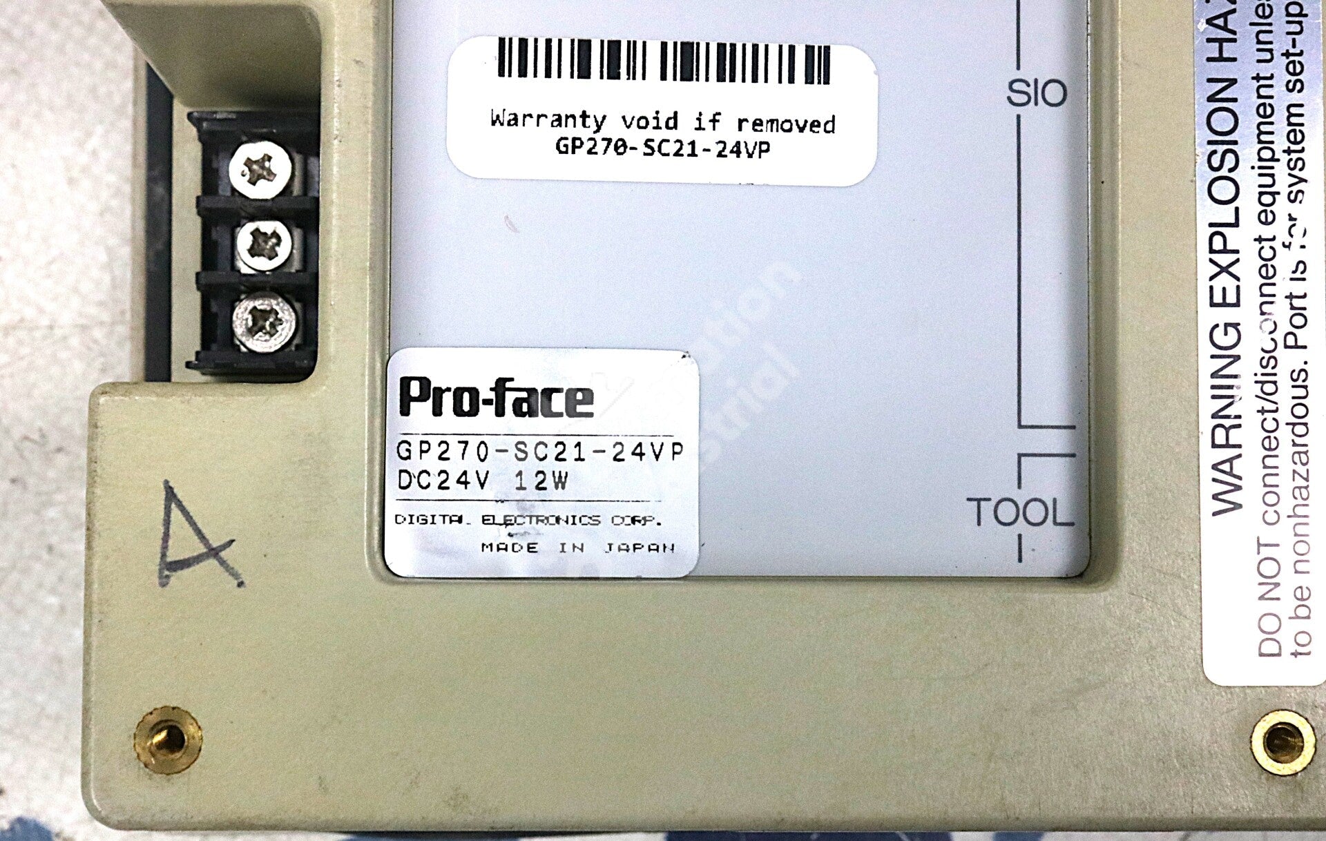GP270-SC21-24VP By Proface Xycom QPJ2D101S2P 24V 12W 6-inch LCD Pro-face HMI