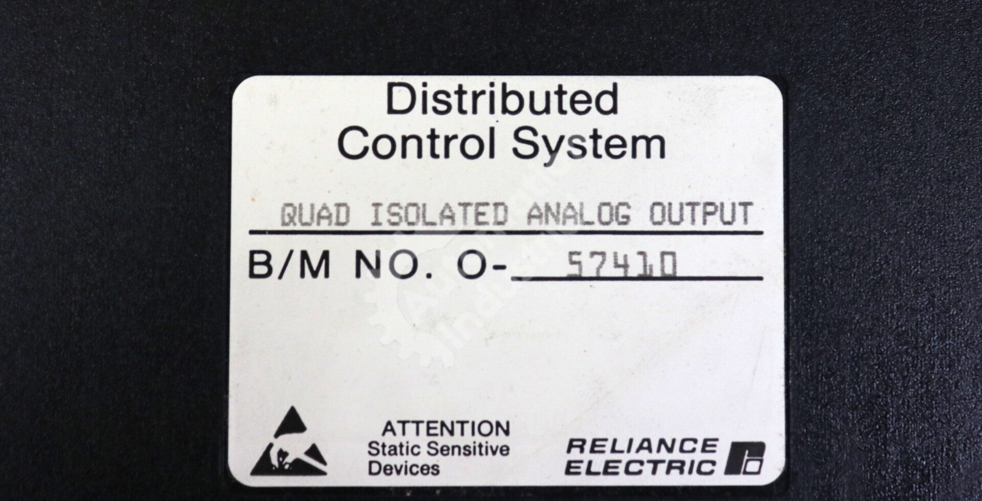 57410 By Reliance Electric Automax Quad Isolated Analog Output Module