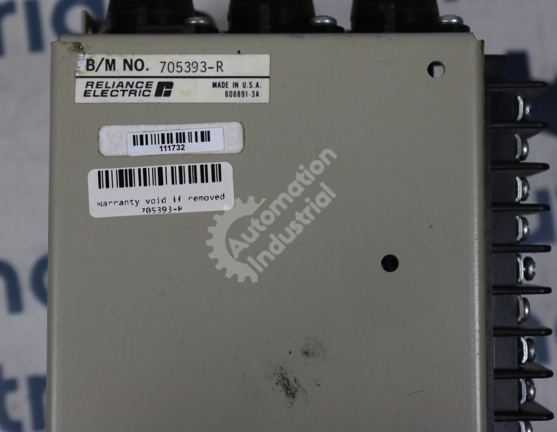 705393-R By Reliance Electric Motor Starter Assembly Drive Components Series