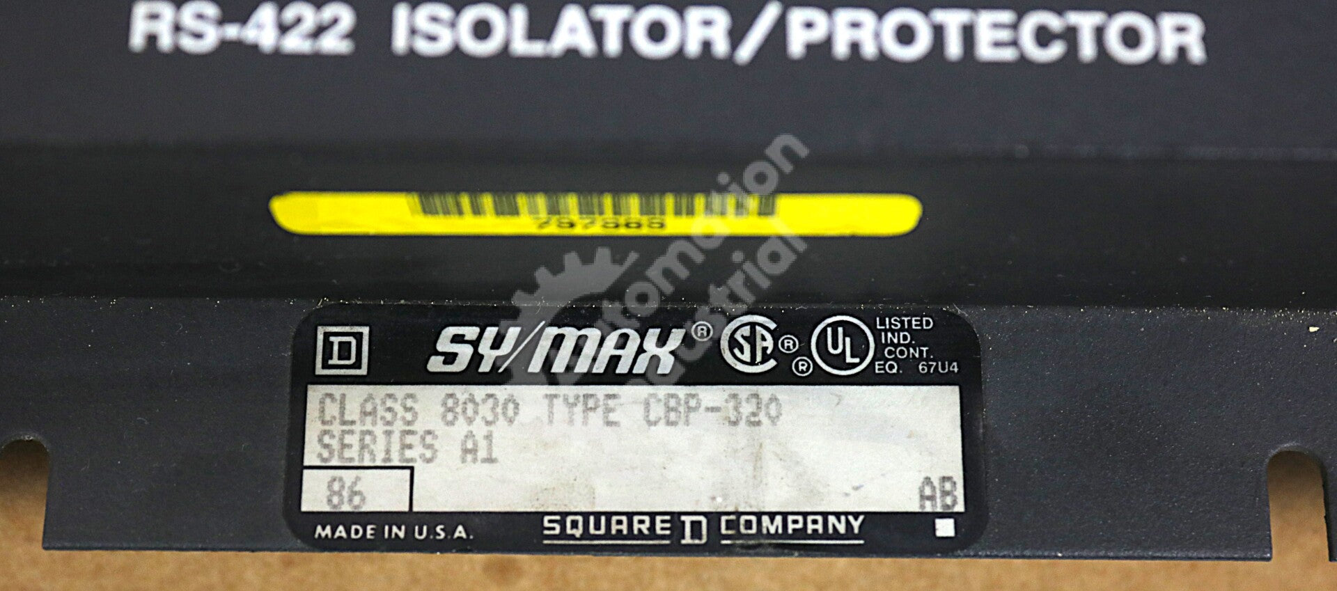 CBP-320 by Square D Sy/Max Class 8030 5VDC RS-422 Isolator/Protector