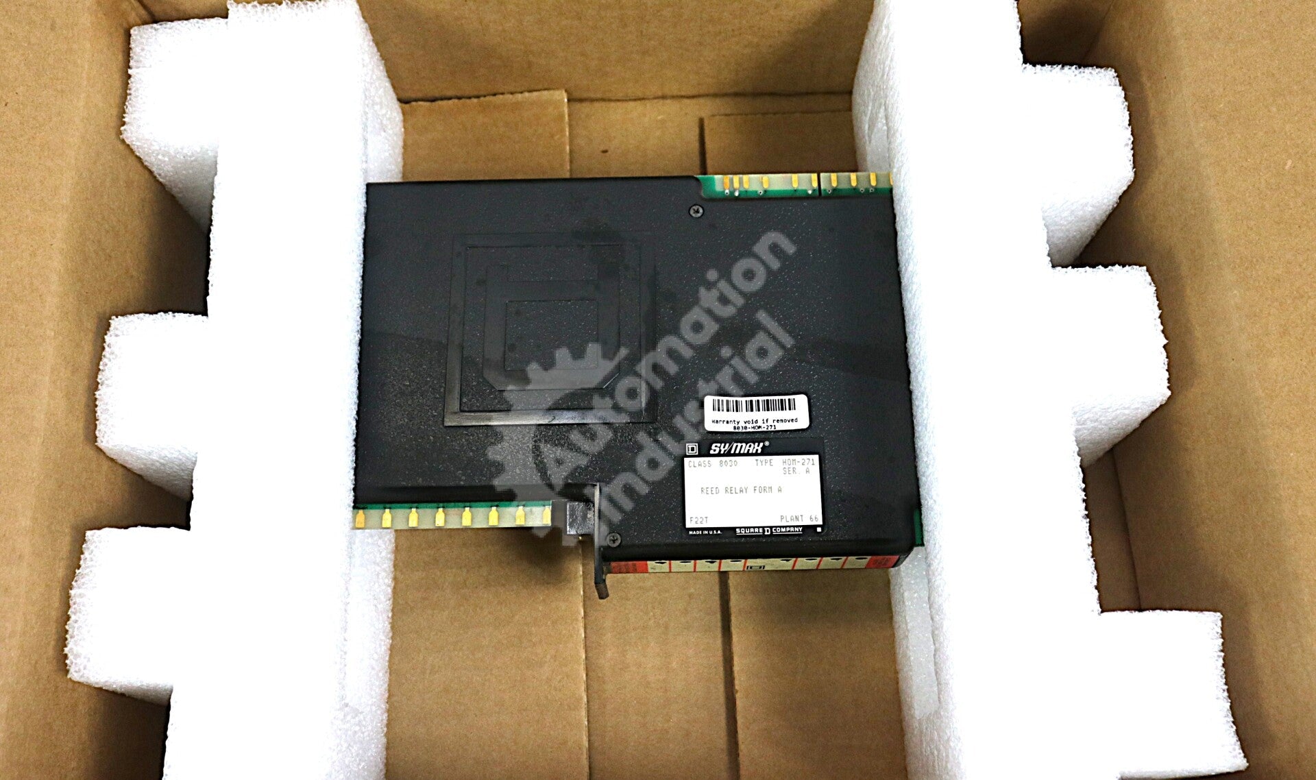 HOM-271 By Square D Sy/Max Class 8030 Form A Reed 8 Function Output Module