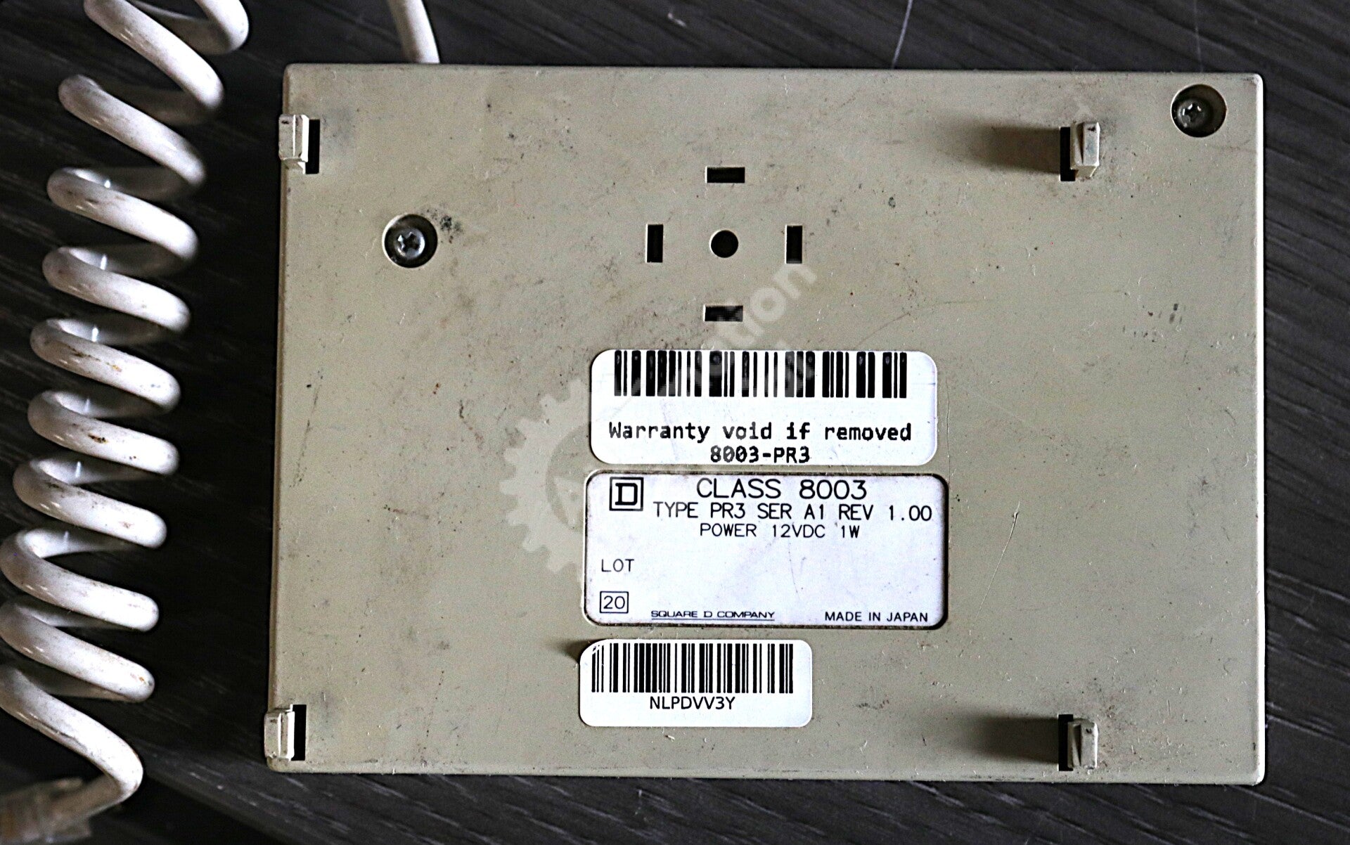 PR3 By Square D Sy/Max Class 8003 12VDC Micro-1 Program Loader