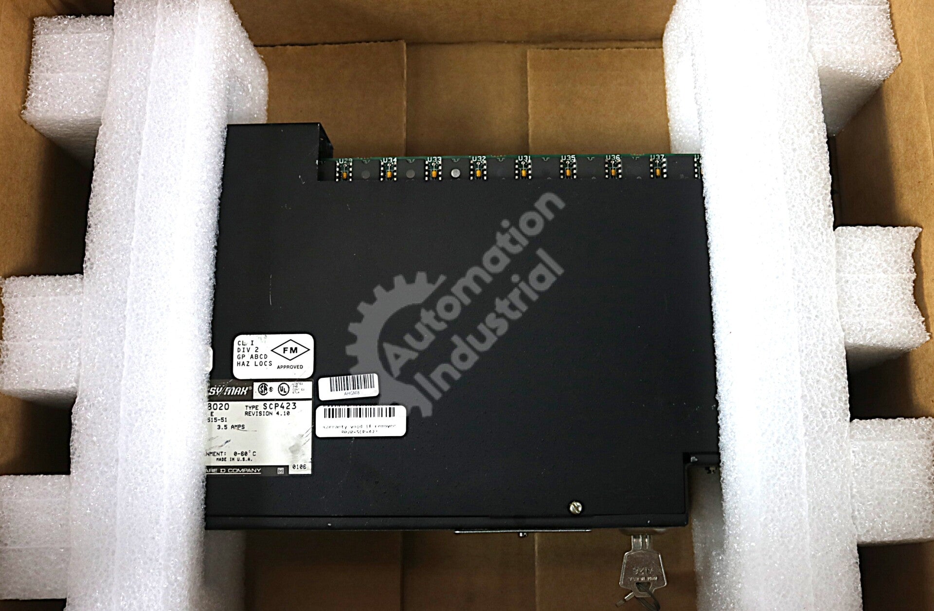 SCP-423 By Square D Sy/Max Class 8020 5VDC 400 CPU Processor Module