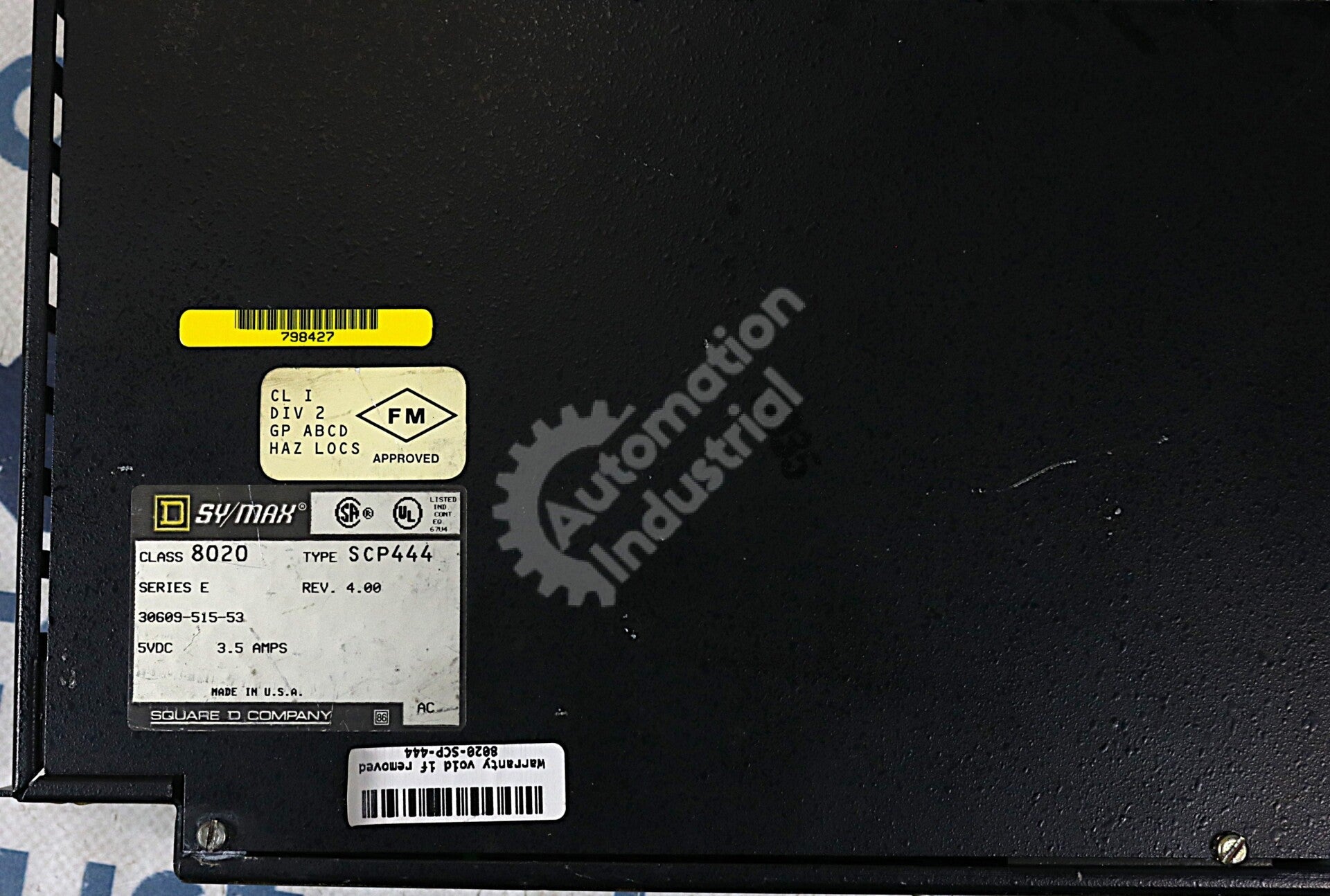 SCP-444 By Square D Sy/Max Class 8020 5VDC 400 Processor Model
