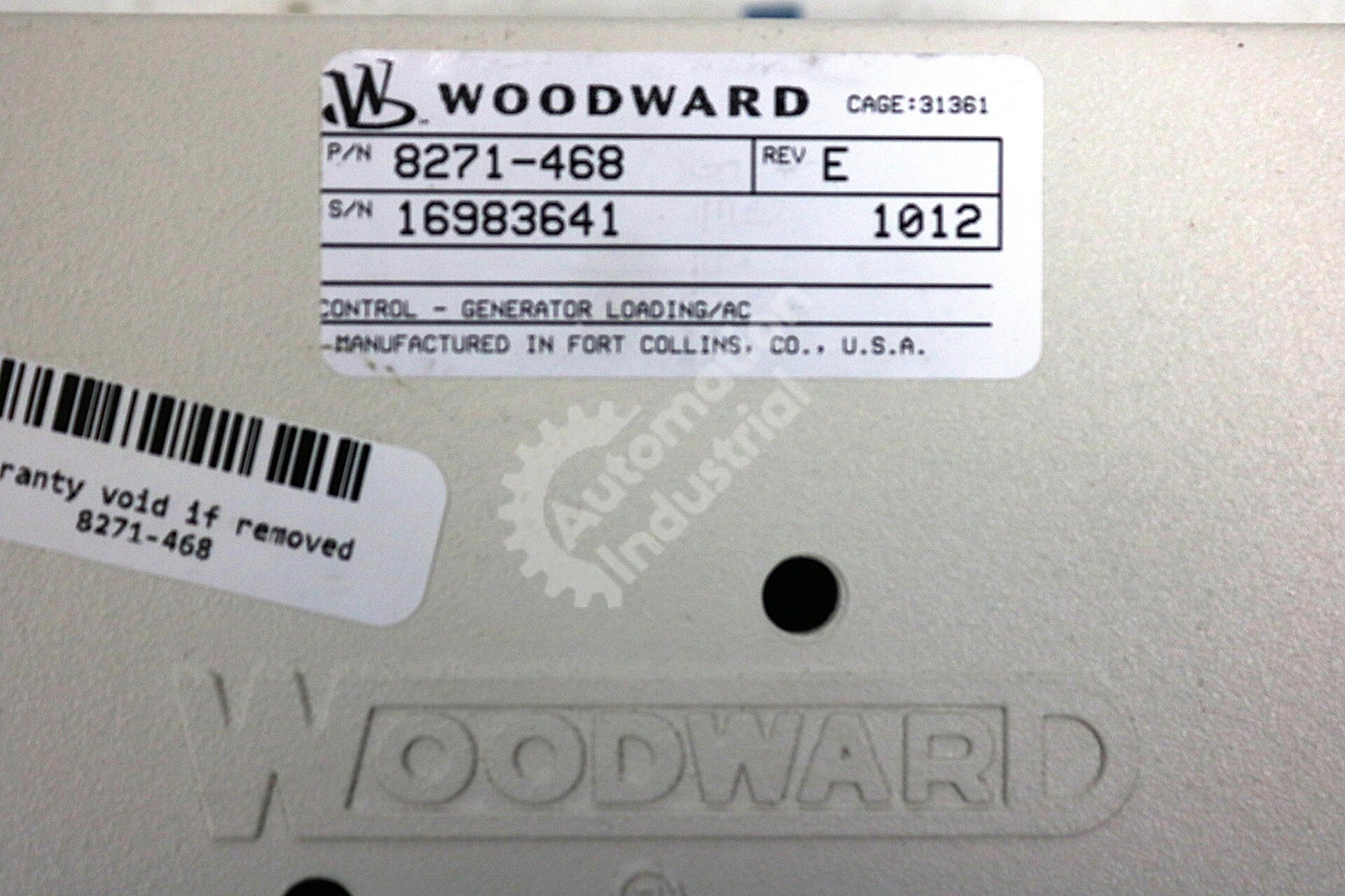 8271-468 By Woodward Generator Loading Control Relay Module