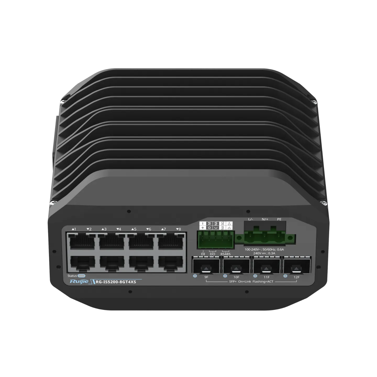 Ruijie RG-IS5200-8GT4XS Industrial 8-Port Gigabit Switch 4×10G Uplinks