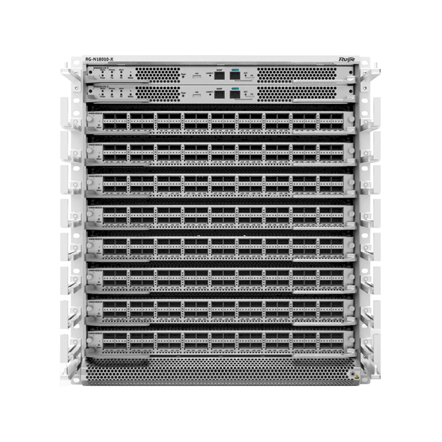 Ruijie RG-N18010-X 12U 10-Slot Core Switch, 89Tbps Switching Fabric(Chassis)
