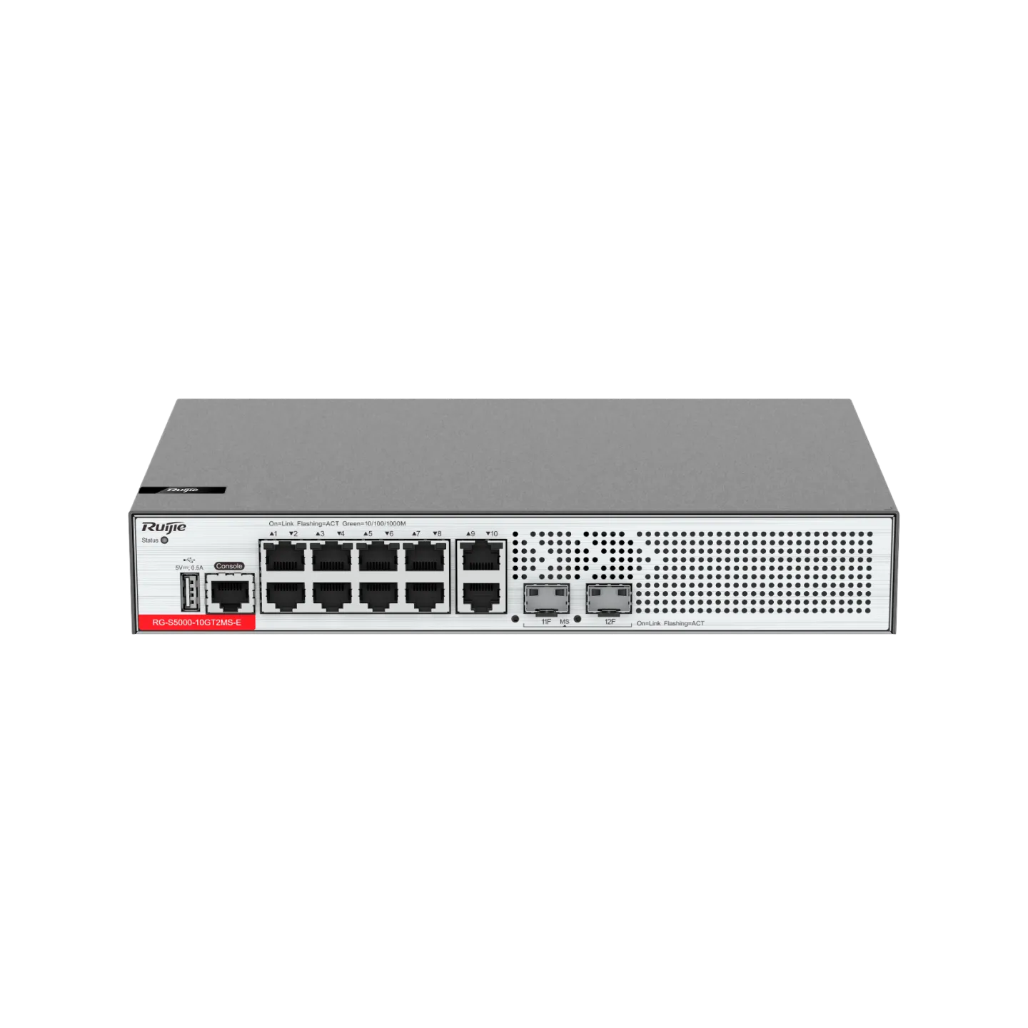 Ruijie RG-S5000-10GT2MS-E 10×1G & 2×2.5G SFP Layer 2+ Switch