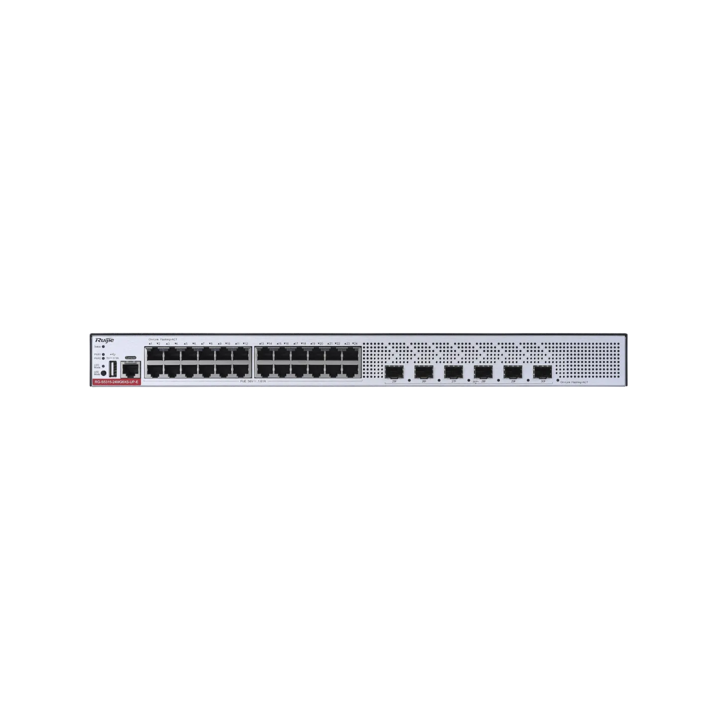 Ruijie RG-S5315-24MG6XS-UP-E 24×2.5G PoE+ & 6×10G SFP+ Uplink Switch