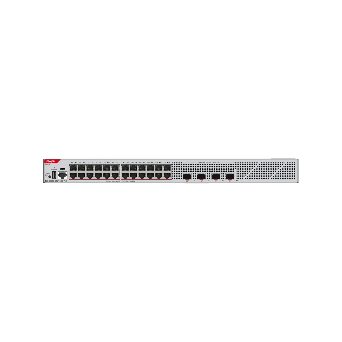 Ruijie RG-S5350-24GT4XS-P-E 24×Gigabit PoE+ & 4×10G SFP+ L2+ Switch