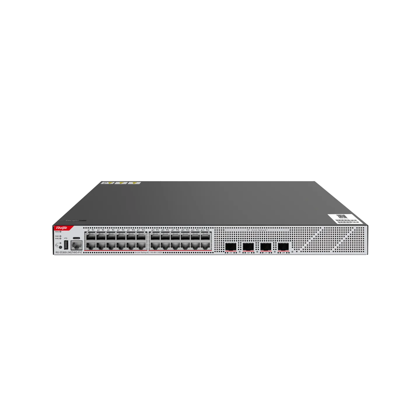 Ruijie RG-S5360-24GT4XS-P-E Industrial 24×Gigabit PoE+ & 4×10G SFP+ Switch
