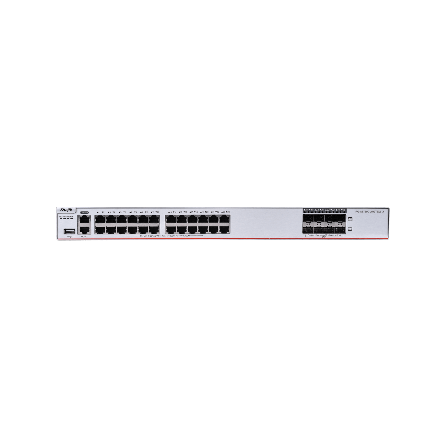 Ruijie RG-S5760C-24GT8XS-X 24×GE & 8×10G SFP+ Switch