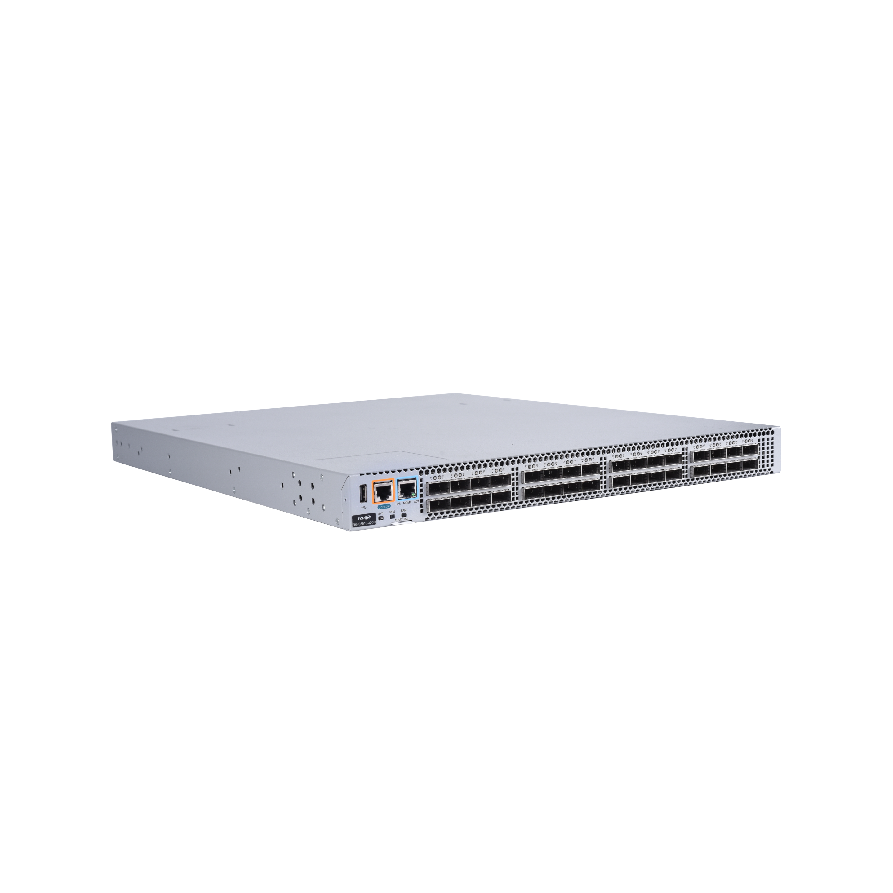Ruijie RG-S6510-32CQ 32×100G QSFP28 Access Switch, 6.4Tbps Capacity