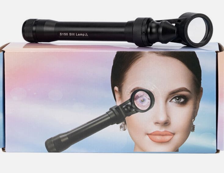 Monocular S150 Handheld Portable Slit Lamp Microscope Ophthalmic Device for Animal Examination