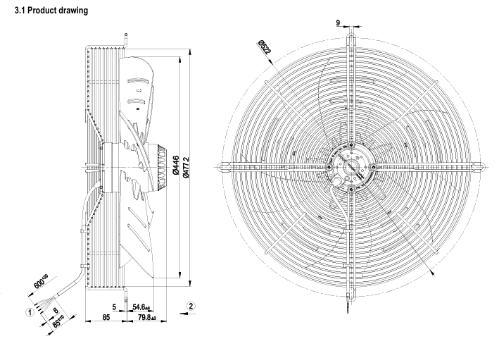 S4E450-AP01-01 EBMpapst Axial Fan
