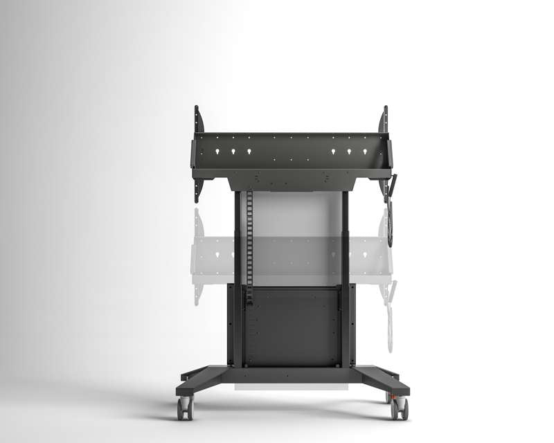 Salamander Designs Mobile Stand-XL, Electric Lift - Graphite and Gray