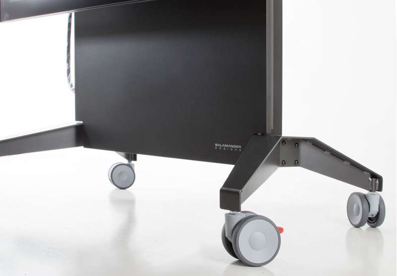 Salamander Designs Mobile Stand, Electric Lift and Tilt, Graphite and Gray