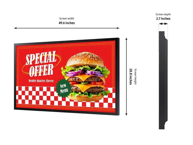 Samsung 55" High Brightness Commercial LED Outdoor Display