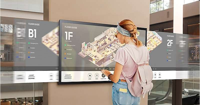 Samsung QMB-T Series 55" All-in-One Touch Display for Business