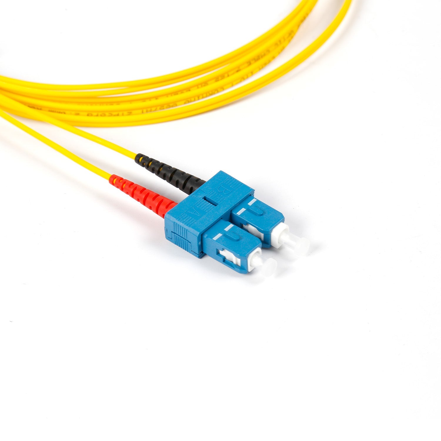 NSComm SC APC to SC APC Duplex Single Mode Fiber Patch Cable, 2.0mm OFNR