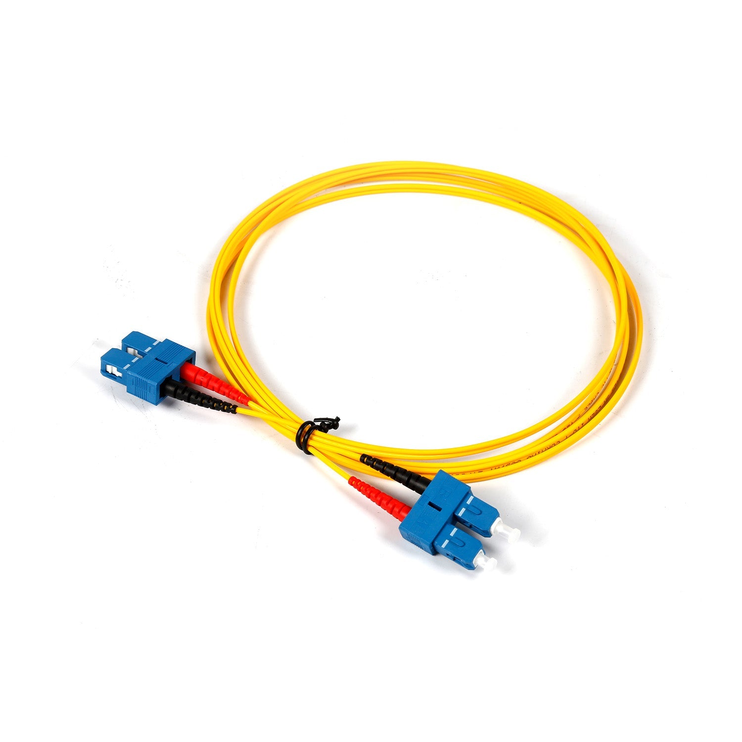 NSComm SC APC to SC APC Duplex Single Mode Fiber Patch Cable, 2.0mm OFNR