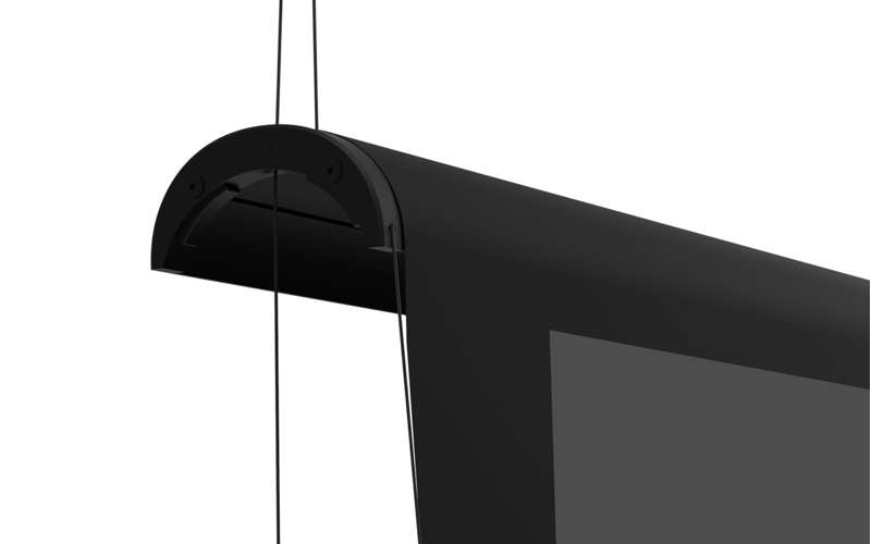 Screen Innovations Zero-G Motorized External Mount Screen, 74'' x 131'' with 360 Material