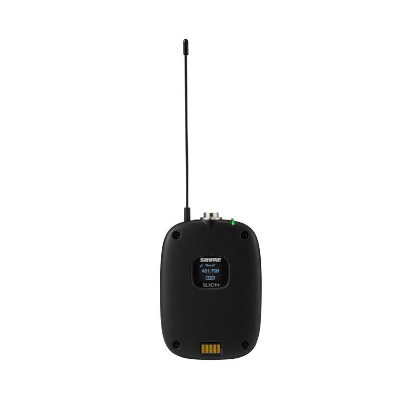 Shure SLXD14+/93 Wireless System with SLXD1 Bodypack and WL93 Subminiature Lavalier  G57 Band