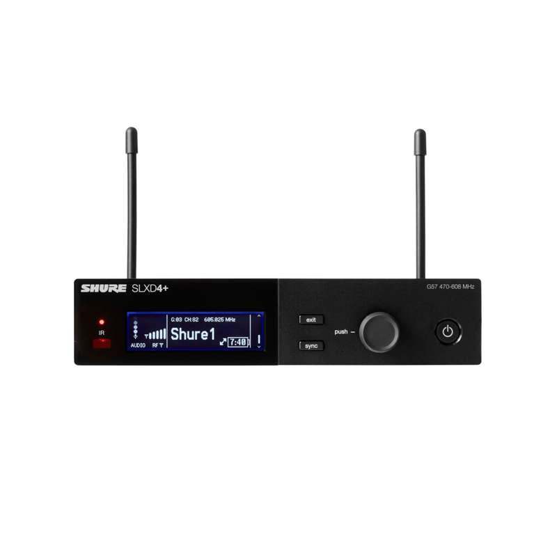 Shure SLXD4+ Digital Single Channel Wireless Receiver  G57 Band