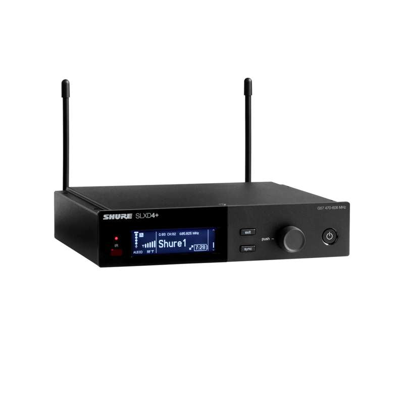 Shure SLXD4+ Digital Single Channel Wireless Receiver  G57 Band