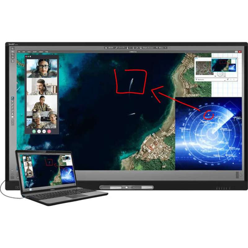 SMART Board M075-V5 M Pro Interactive Display, High Secure, TAA