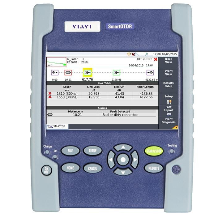 Viavi SmartOTDR Kit With PM VFL WiFi SLM 1310/1550nm 35/33dB