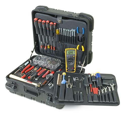 SPC66MLB-01 MRO Field Engineer Tool Kit w/DMM, 9" Mil-Style Case