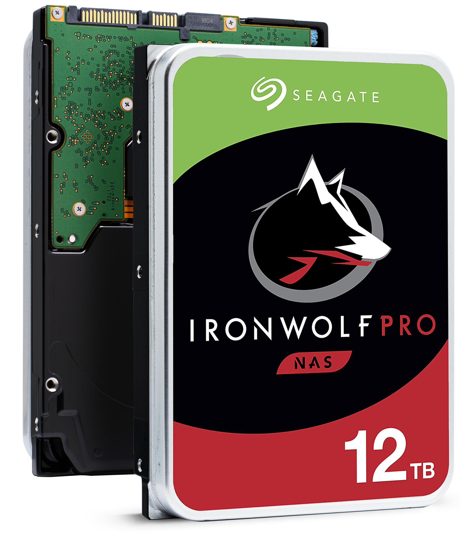 Seagate IronWolf Pro ST12000NE0008 12TB 7.2K RPM SATA 6Gb/s 512e 3.5in Recertified Hard Drive