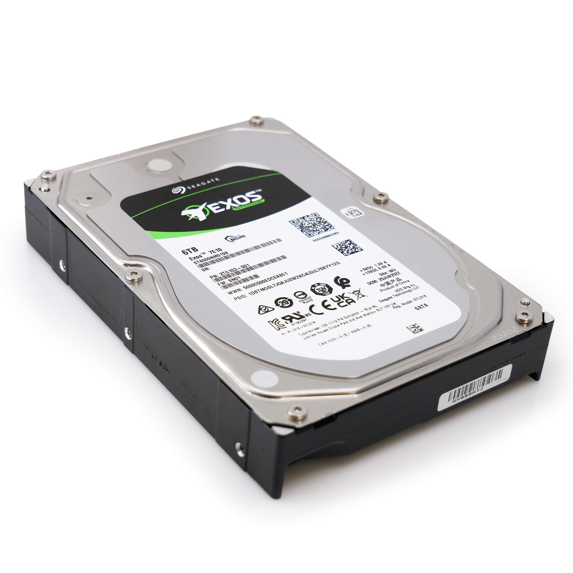 Seagate Exos ST6000NM019B 6TB 7200K RPM SATA 6Gb/s 3.5in Hard Drive