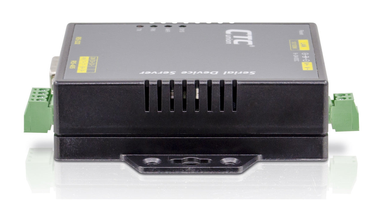 STE211 2 port serial RS-232 and RS-422/RS-485 to Ethernet IP Terminal Server