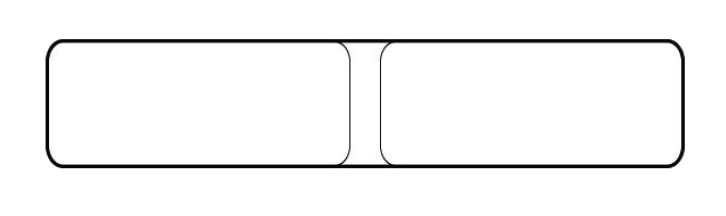 G0505E white Die Cut Label for G15M-Pro label printer, 12mmx30mm, 240pcs/roll, 20 rolls/pack